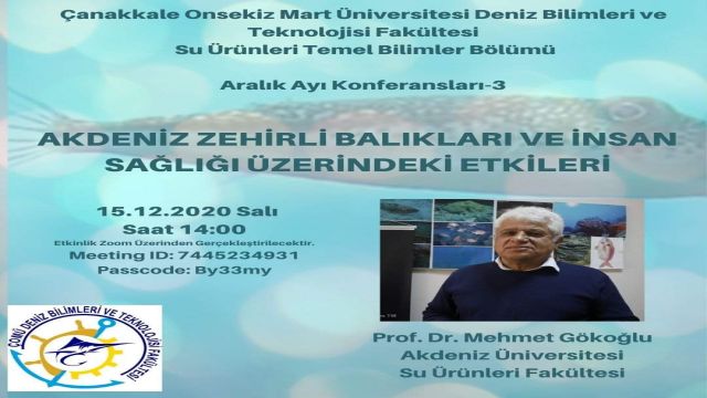 Prof.Mehmet Gökoğlu Zoom Etkinliği