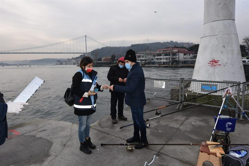 İstanbul'da 3 Bölgede Olta Balıkçılığı Denetimi
