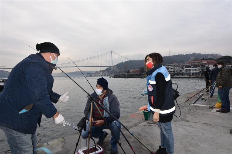 İstanbul'da 3 Bölgede Olta Balıkçılığı Denetimi