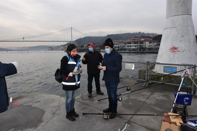İstanbul'da 3 Bölgede Olta Balıkçılığı Denetimi