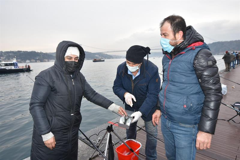 İstanbul'da 3 Bölgede Olta Balıkçılığı Denetimi