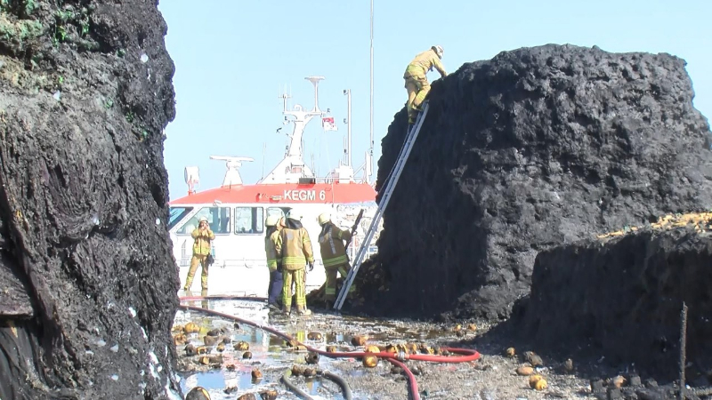 Beylikdüzü Su Ürünleri Hali'nde yangın