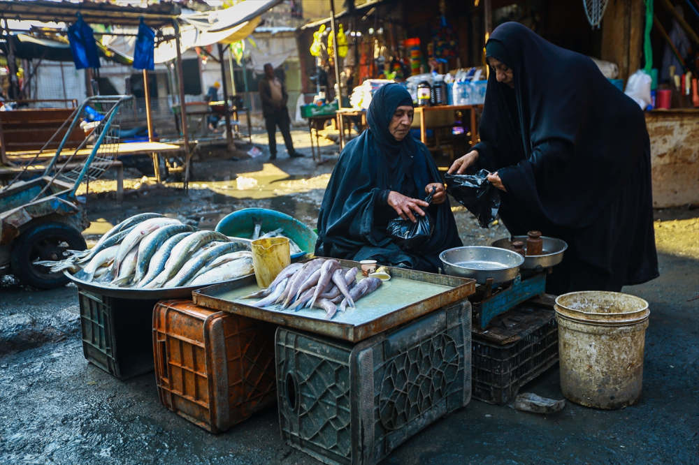 Basra'da Balık Pazarı