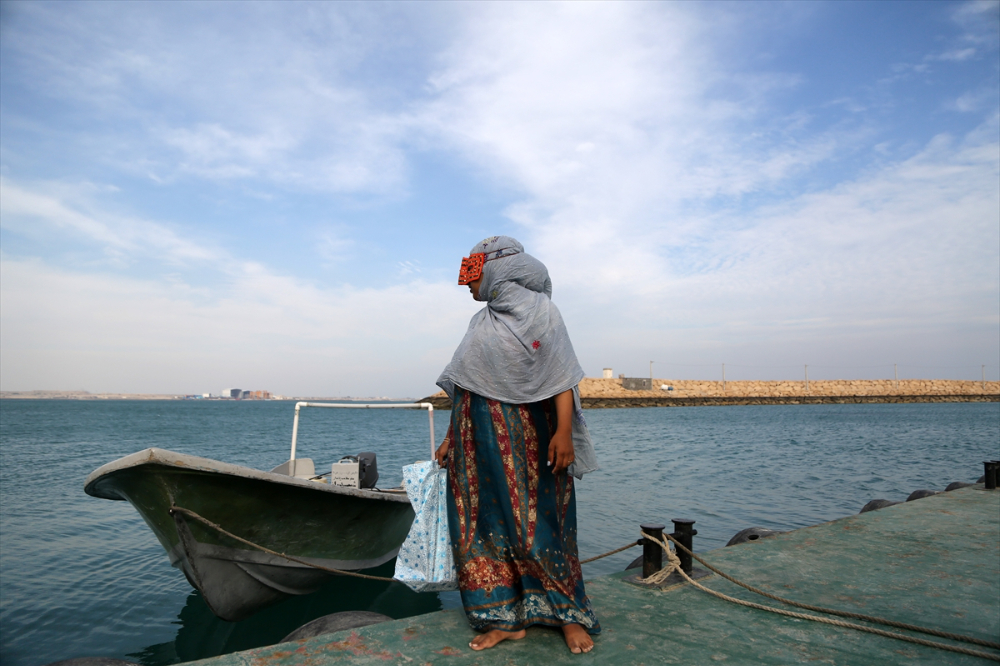 Hengam Adası'ndaki balıkçı kadınlar