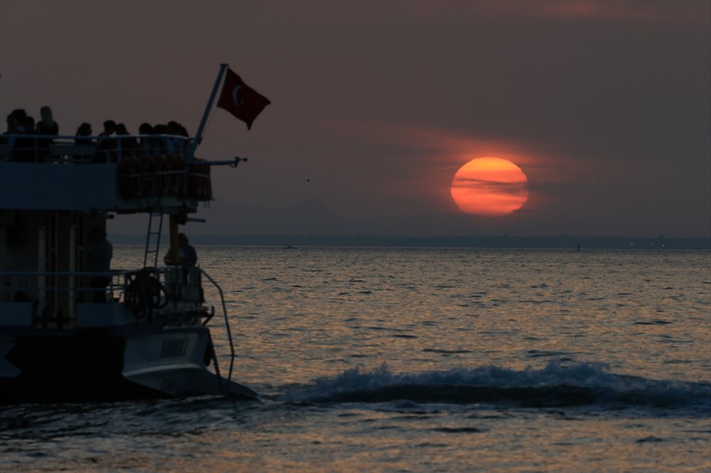 İzmir'de gün batımı