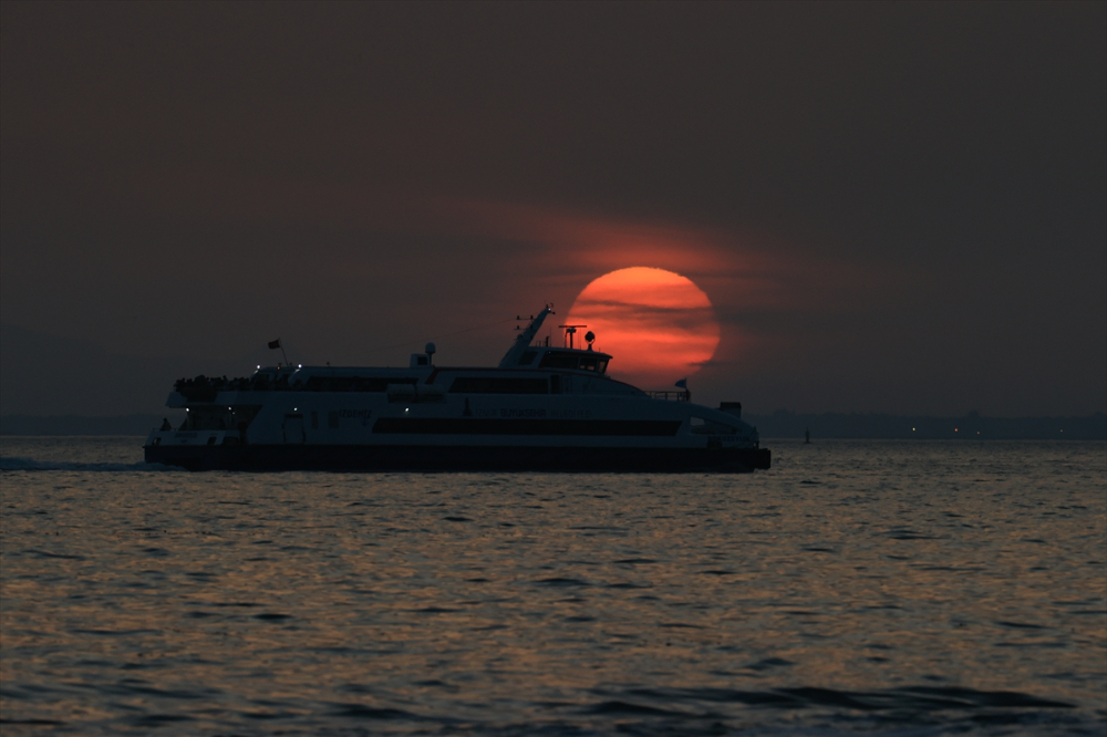 İzmir'de gün batımı