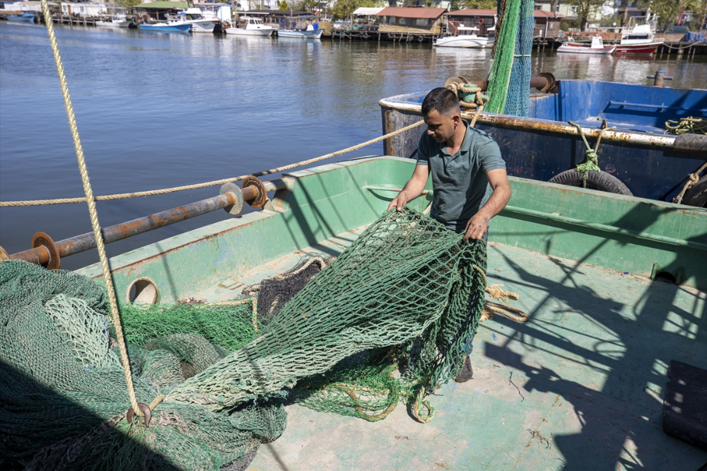 Sakarya, Zonguldak ve Kocaeli'de balıkçılar, av yasağının başlamasıyla limanlara demirledi
