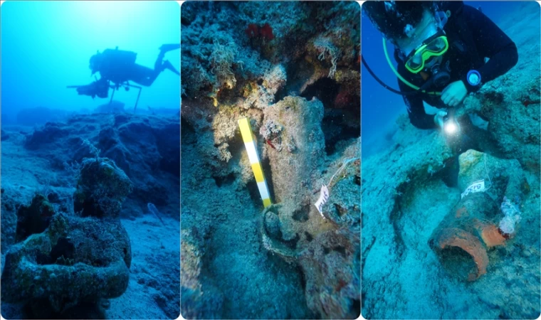 Antalya kıyılarında arkeolojik yüzey araştırmalarıyla bulunan gemi batığı sayısı 365'e ulaştı
