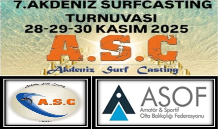 ASC Akdeniz Surfcasting Yarışması için Geri Sayım Başladı