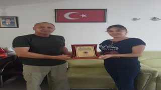 Balık Haber'e Sinabder'den plaket takdim edildi