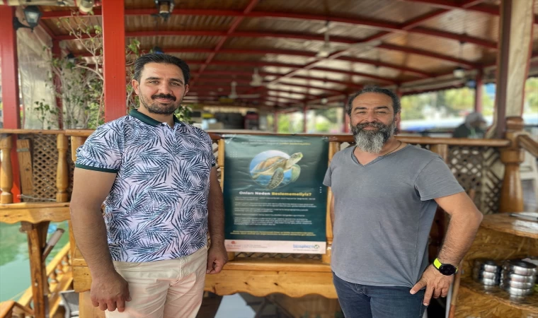 Mersin'de balıkçılar deniz kaplumbağaları konusunda bilinçlendiriliyor