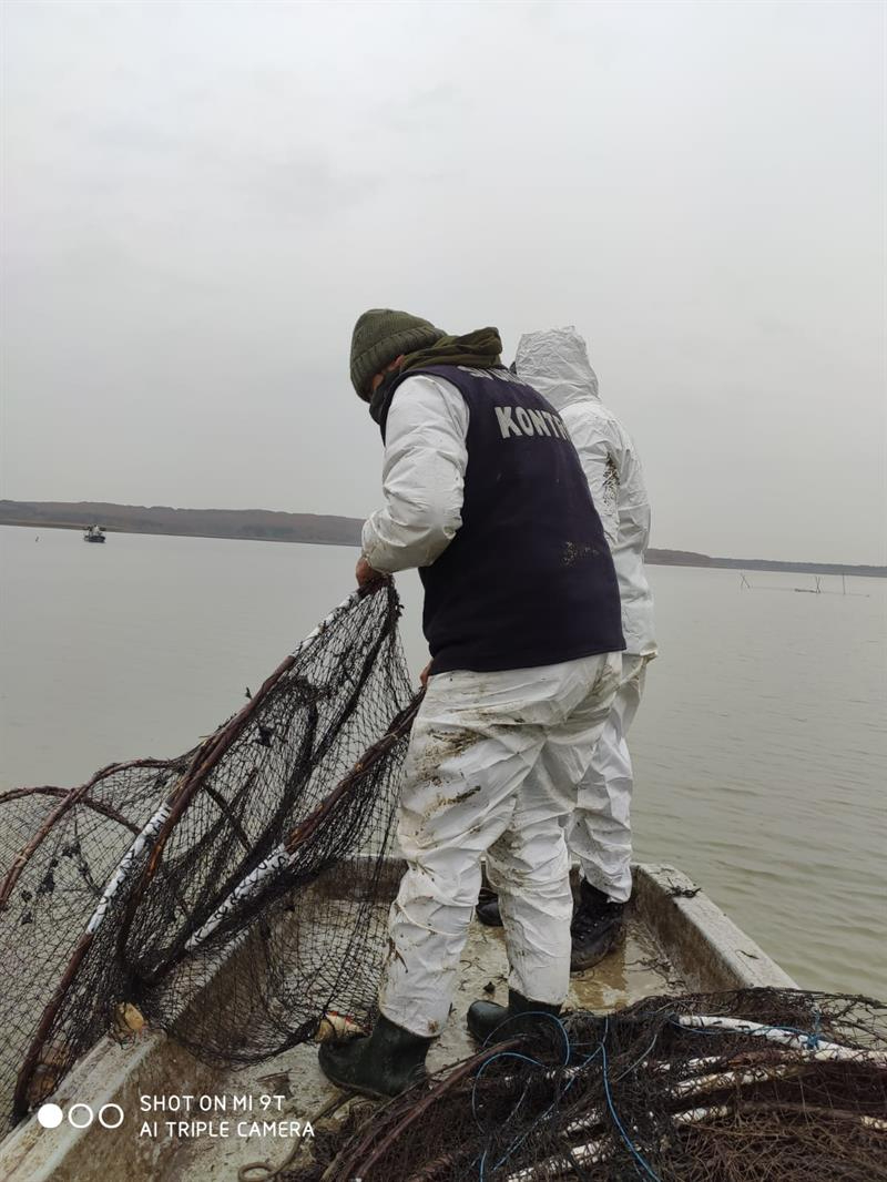 Terkos Gölü'nde Yasadışı Ticari Balık Avcılığı Denetimi