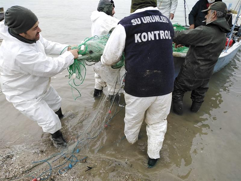 Terkos Gölü'nde Yasadışı Ticari Balık Avcılığı Denetimi