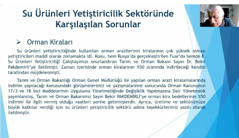 Faruk Coşkun Zoom Sunumu