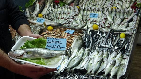 Lüfer'in fiyatında düşüş gözlendi