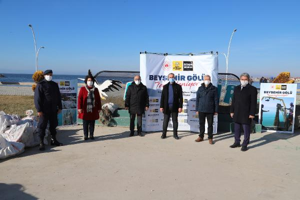 Beyşehir Gölü'nden 470 hayalet ağ çıkarıldı