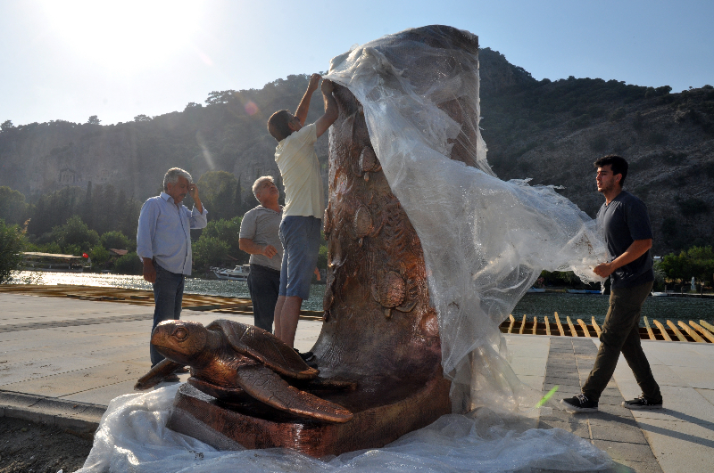 Muğla'da "Kaptan June Anıtı" açıldı