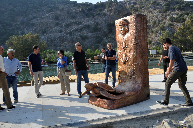 Muğla'da "Kaptan June Anıtı" açıldı