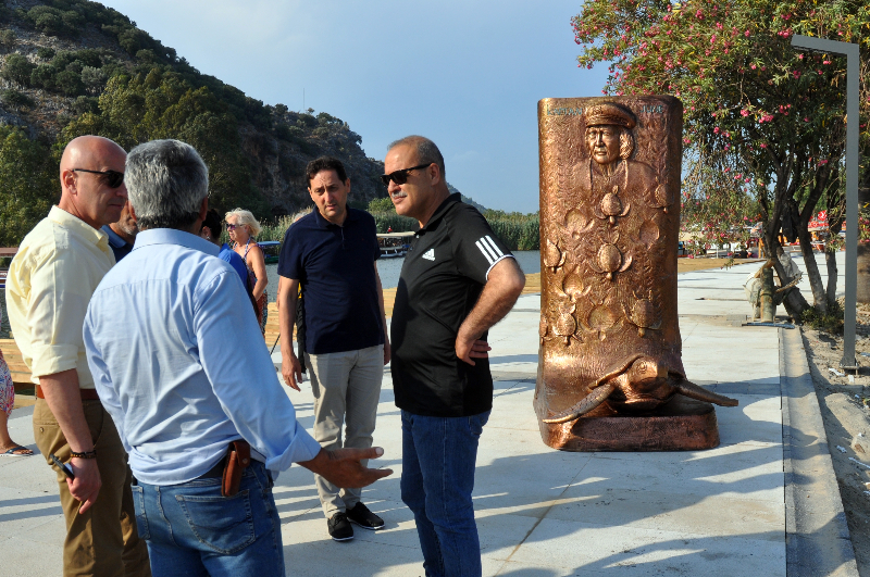 Muğla'da "Kaptan June Anıtı" açıldı