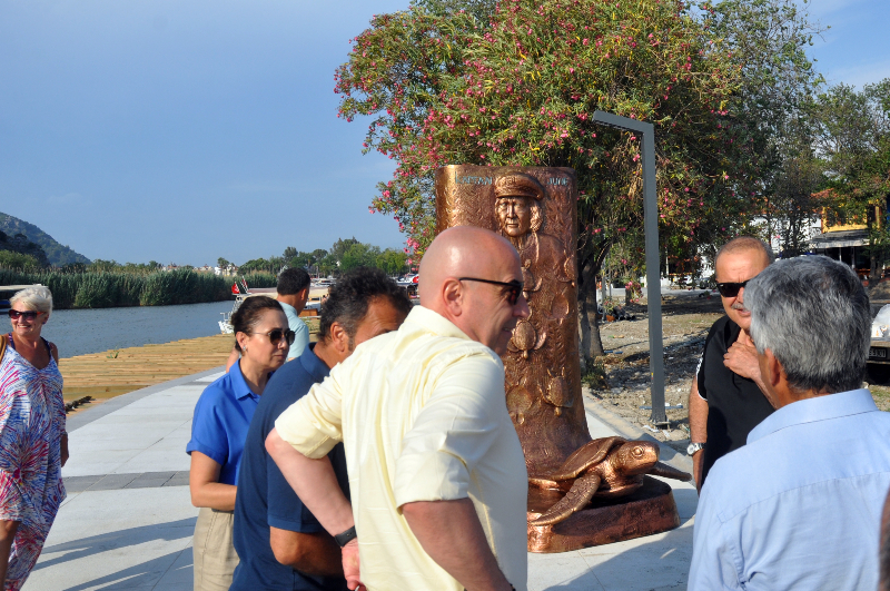 Muğla'da "Kaptan June Anıtı" açıldı
