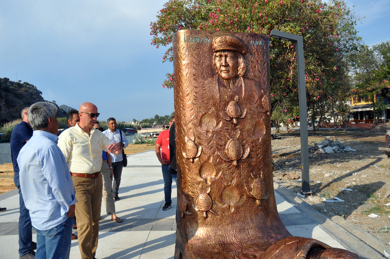 Muğla'da "Kaptan June Anıtı" açıldı