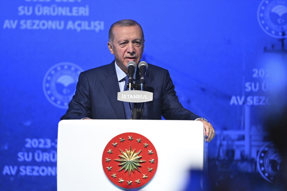 Cumhurbaşkanı Erdoğan, 2023-2024 su ürünleri av sezonu açılışında konuştu