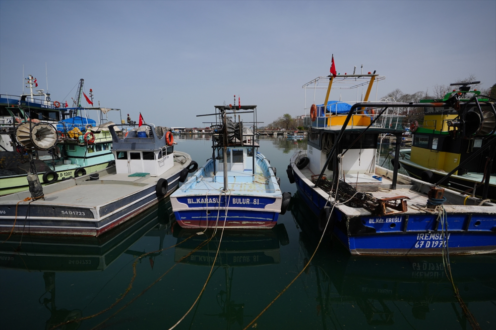 Düzce'de balıkçılar, 15 Nisan öncesinde sezona "paydos" dedi