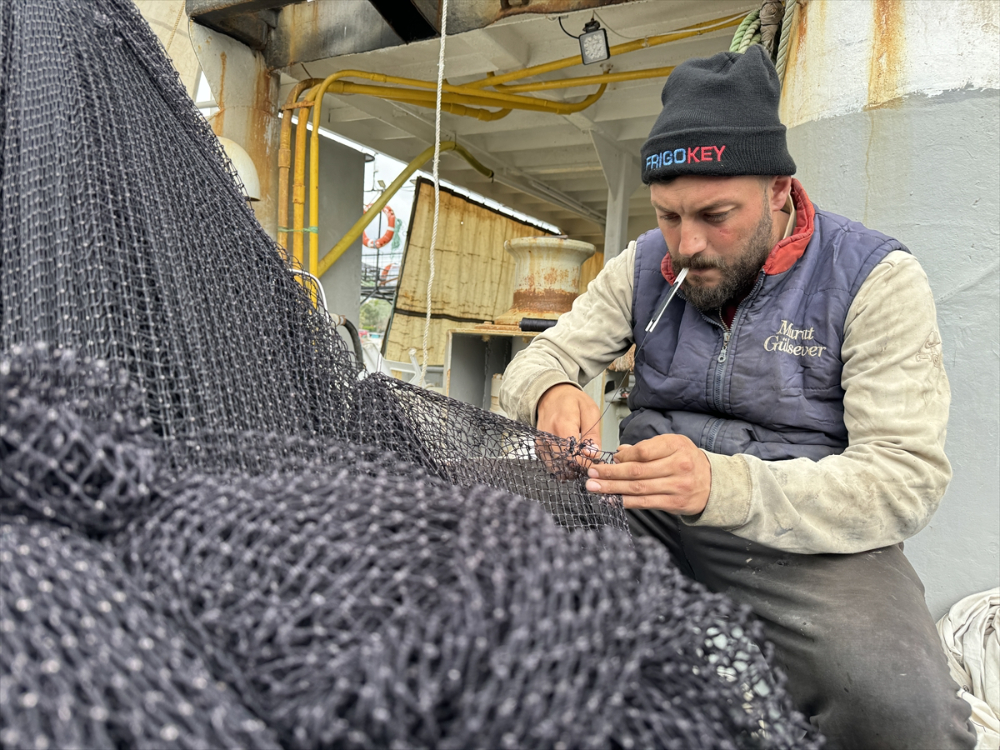 Karadenizli tayfalar, Tekirdağ'da sezonluk mesailerinde sona geldi