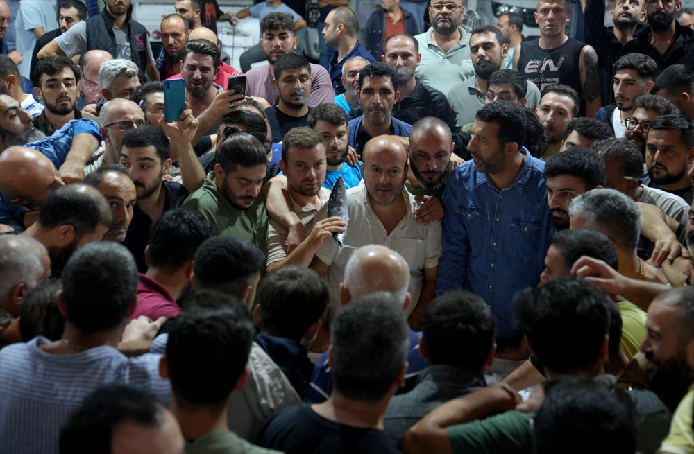 Av sezonunun açılmasıyla Gürpınar Balık Hali'nde palamut bolluğu yaşandı