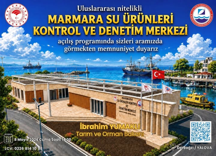 Marmara Su Ürünleri Denetim ve Kontrol Merkezi Açıldı