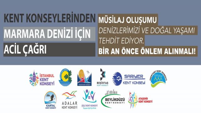 Kent Konseylerinden Marmara Denizi İçin Acil Çağrı
