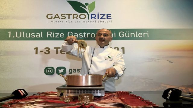 Rize'deki "Gastronomi Günleri, kentin tanıtıldığı konferansla devam etti