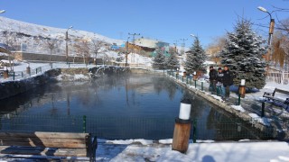 Erzurum'daki Balıklıgöl, eksi 30 derecede bile donmuyor