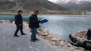Van Gölü'ndeki balıkçı tekneleri denetlendi