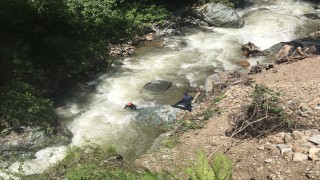 Hatay'da kaçak avlananların nehir ve dereye kurduğu tuzaklar imha edildi