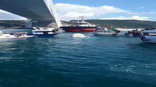 Balıkçı teknesine gemi çarptı