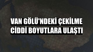 Van Gölü'ndeki çekilme ciddi boyutlara ulaştı