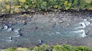 Munzur Çayı’nda raftinge kuraklık molası