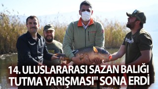 Kocaeli'deki 14. Uluslararası Sazan Balığı Tutma Yarışması sona erdi