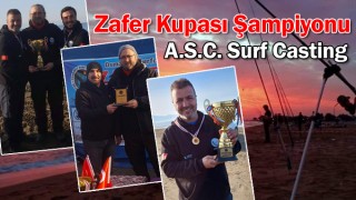 Zafer Kupası'nın şampiyonu A.S.C Surf Casting oldu
