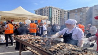 Beylikdüzü'nde 6 bin kişiye balık ekmek dağıtıldı