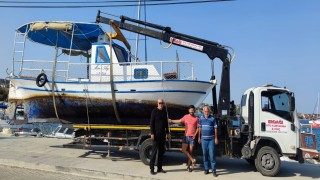Datça'da balıkçı tekneleri kış sezonuna hazırlanıyor