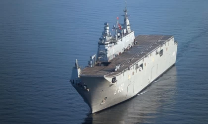 Türkiye'nin en büyük savaş gemisi teslimata hazır