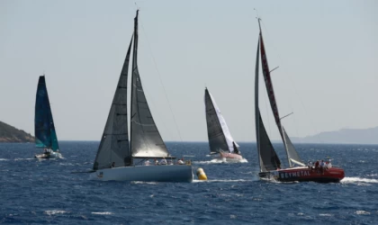 Cumhurbaşkanlığı 4. Uluslararası Yat Yarışı'nın ilk etabı Bodrum'da başladı