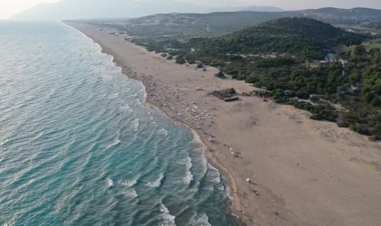 Patara kumsalındaki caretta caretta yavrularını gönüllü nöbet tutarak koruyorlar