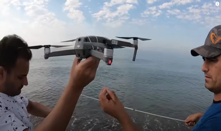 Kıyıdan Drone İle Balık Avladık / Öyle İnanılmaz Sürüler Gördük Ki !!