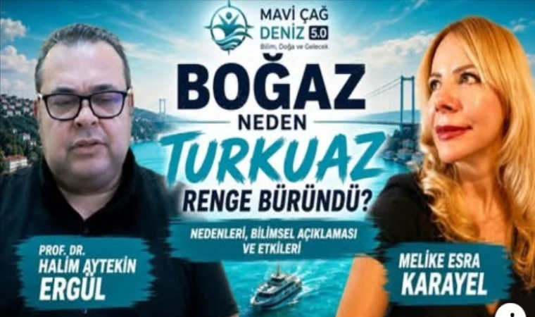 Bir Gecede Turkuaz Oldu! İstanbul Boğazı'nda Neler Yaşanıyor? Melike Esra Karayel
