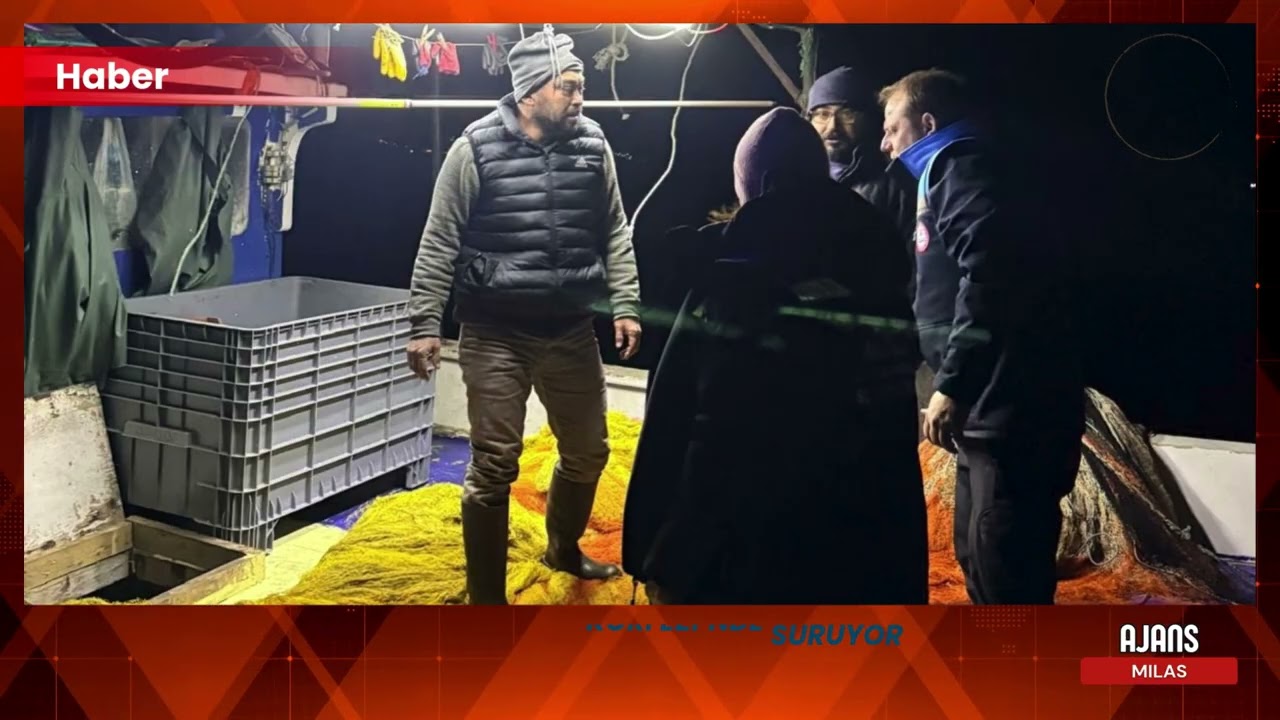 Su Ürünleri Denetimleri Güllük Körfezi’nde Sürüyor